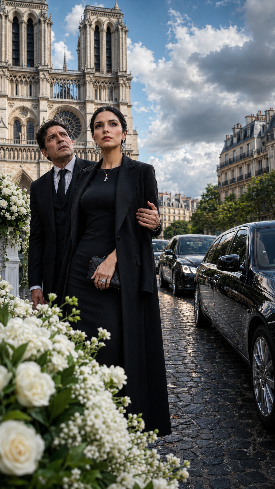  À l’enterrement de son père, son mari lui a soufflé : « Tu n’as rien à faire ici »… puis les voitures noires sont arrivées