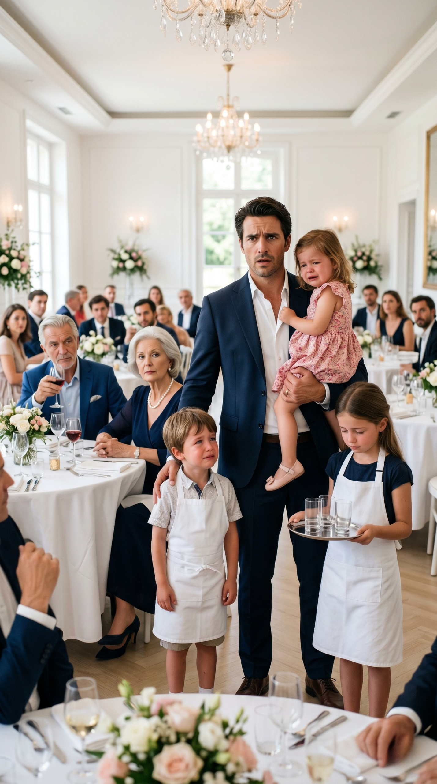 Pendant des années, il a supporté les insultes de ses parents pour ne pas briser la famille, mais en voyant ses enfants pleurer avec des tabliers, il a compris que le sang aussi peut trahir
