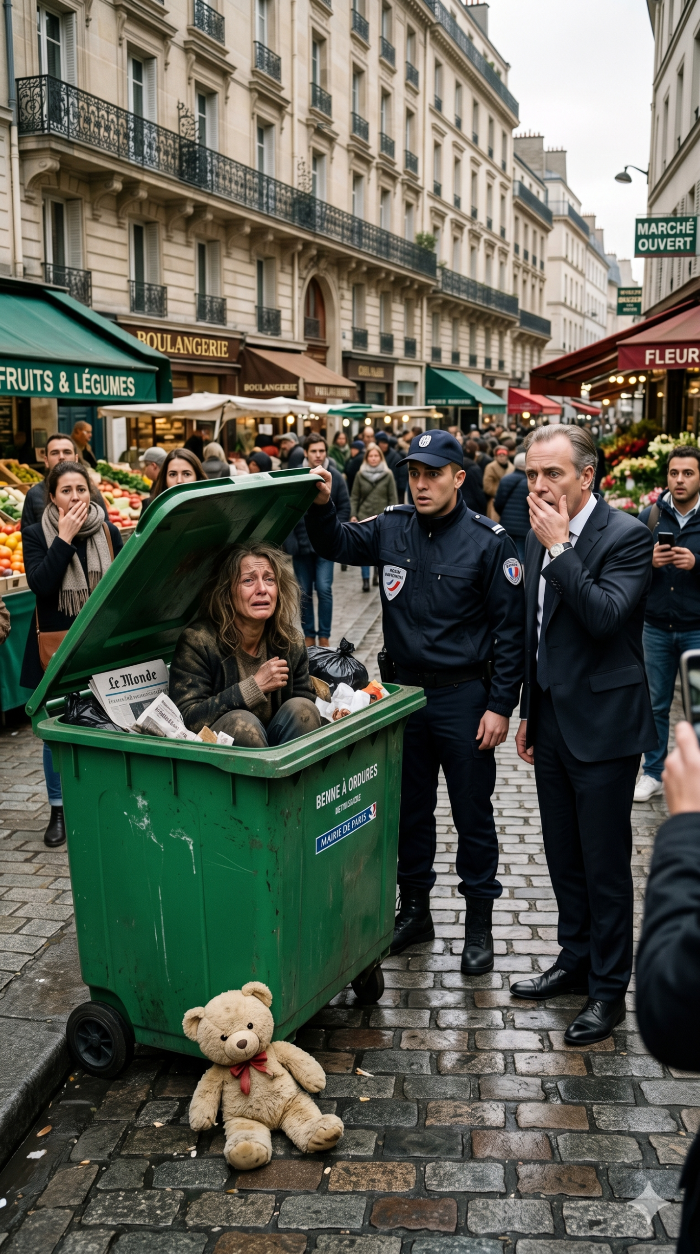 Un garçon a passé toute la nuit près d’une benne parce qu’il jurait que sa mère était encore vivante, et une seule personne a fini par croire l’impensable