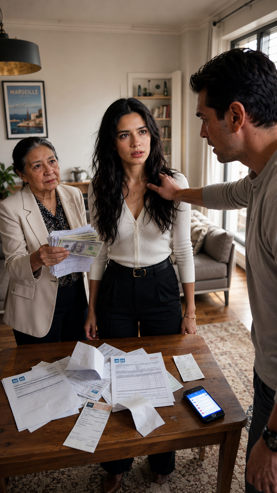 Ma belle-mère est entrée furieuse, en agitant des factures, et a crié : « Mon fils, cette femme ne me paie plus depuis 6 mois ! »