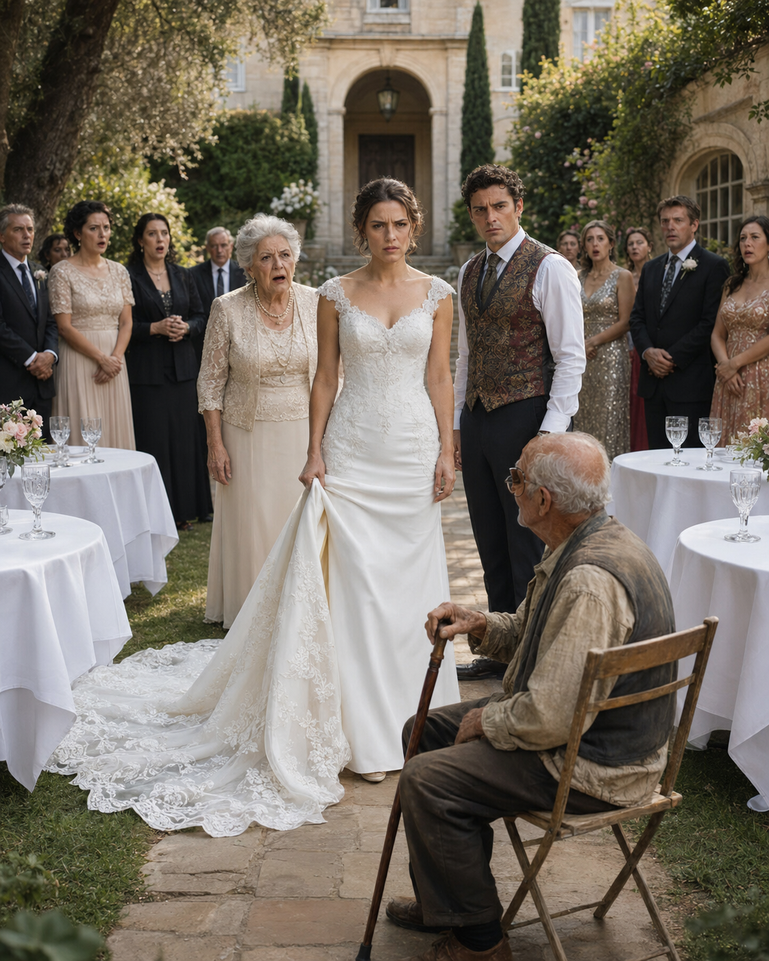 Le mariage de luxe s’est figé quand la mariée a retiré sa robe devant tout le monde