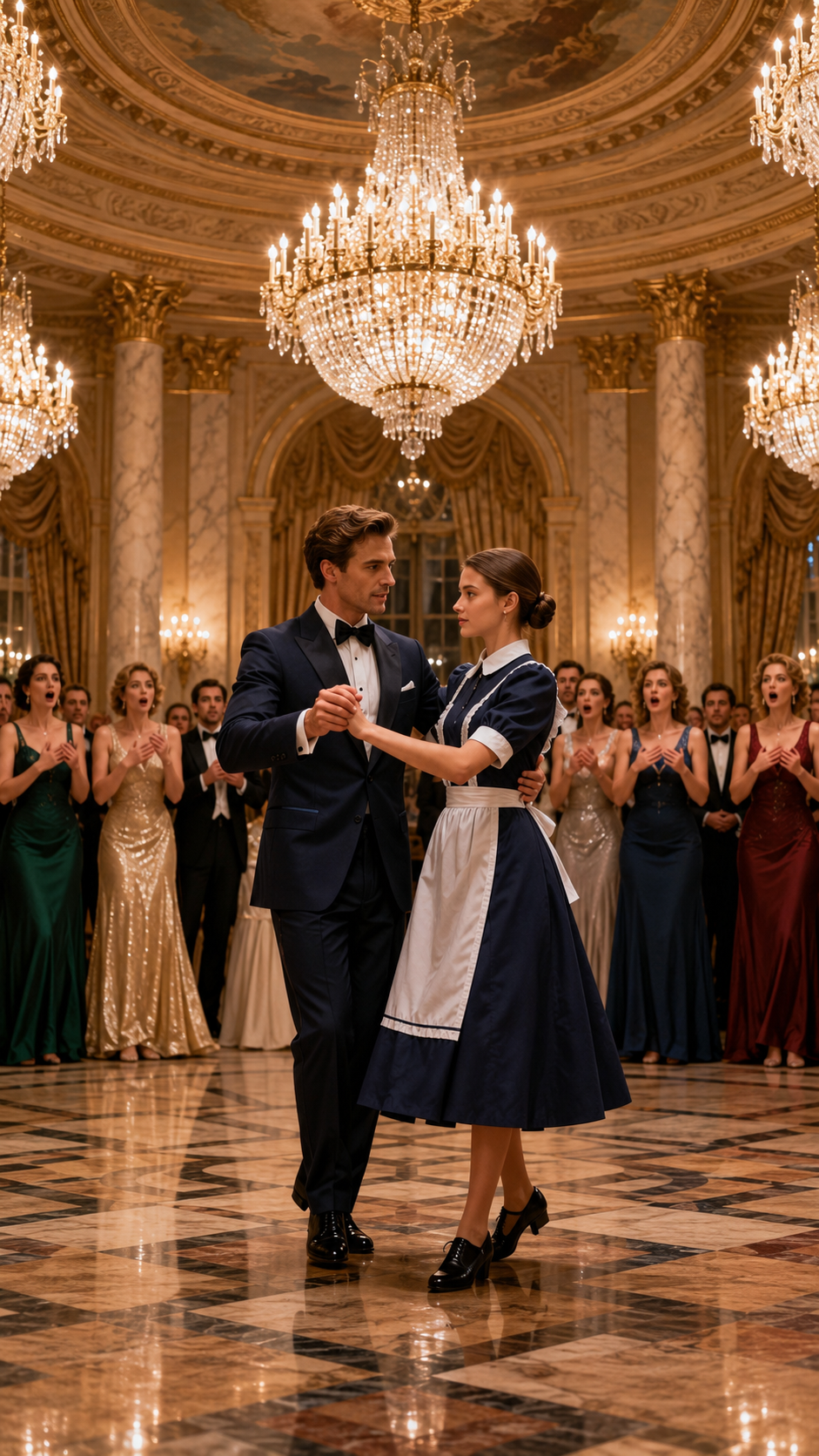 Le millionnaire ne voulait danser avec personne… jusqu’à ce que l’employée entre avec sa fille