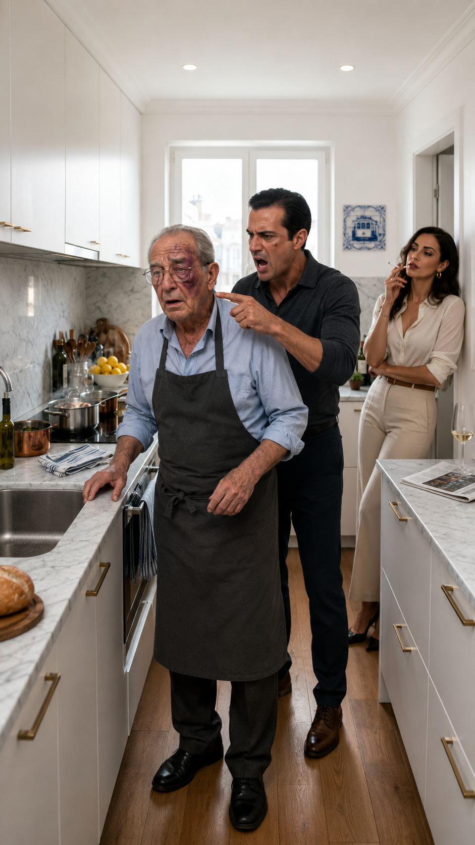 À 68 ans, il demanda juste qu’on respecte son souffle… son fils le frappa, sans savoir que le dossier caché allait tout lui enlever