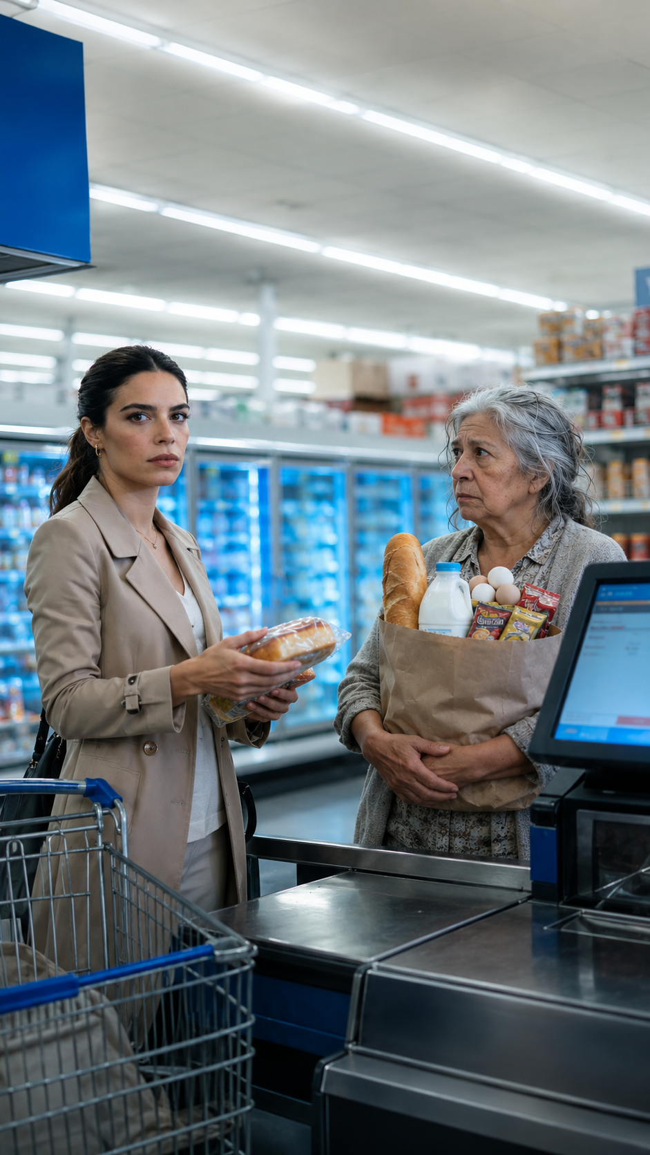 La belle-mère disait que sa belle-fille ne méritait pas son fils… 3 ans plus tard, elle l’a revue au supermarché et n’a même pas osé la regarder