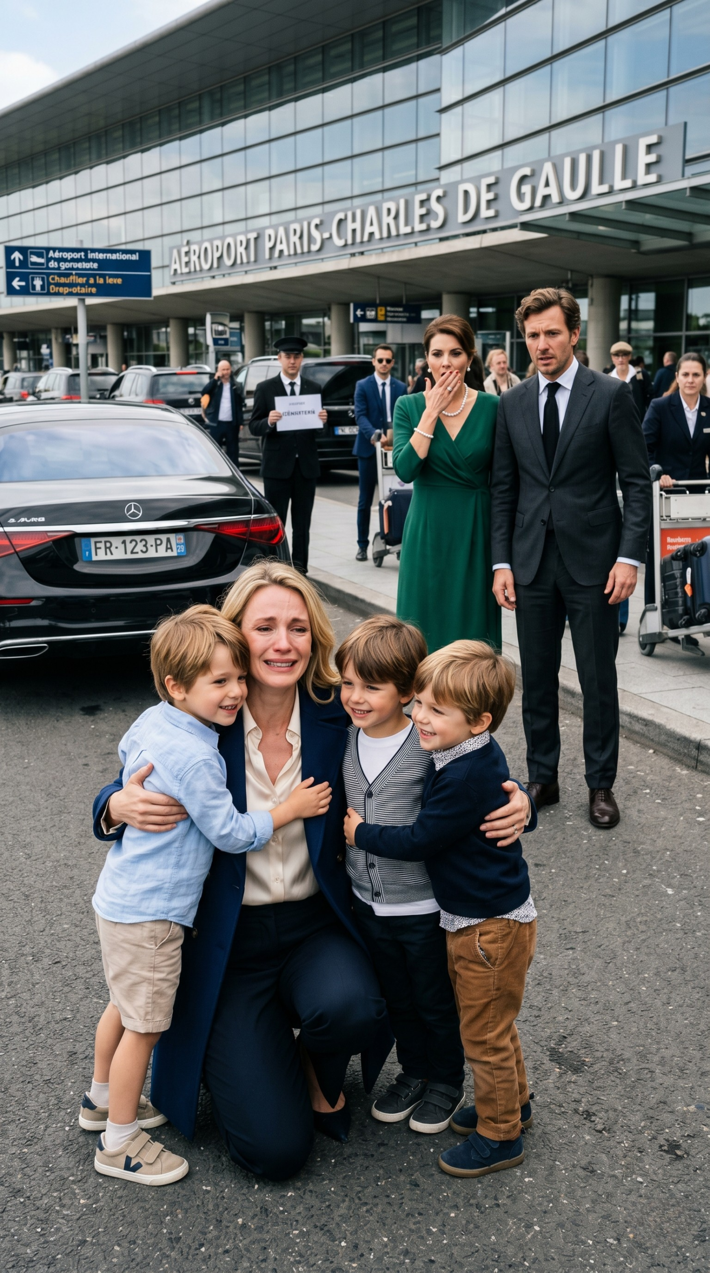 Son ex-mari milliardaire l’a humiliée en première classe… jusqu’à ce que 3 petits garçons l’appellent « Maman »