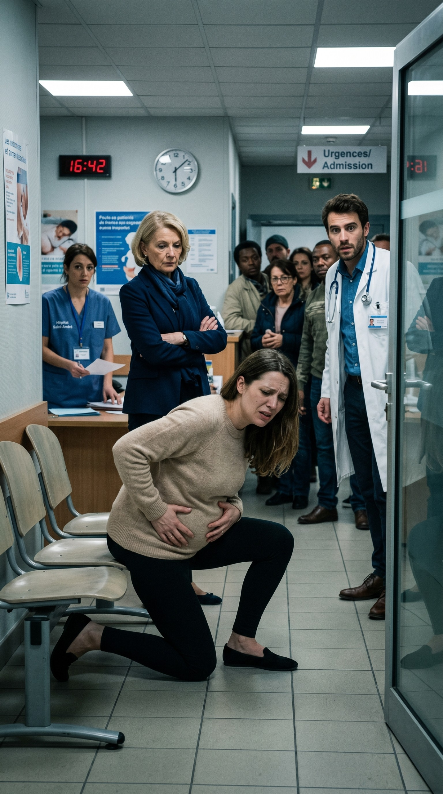 Je perdais mon bébé dans une salle d’attente bondée pendant que la famille de mon mari disait à tout le monde que je faisais du cinéma.
