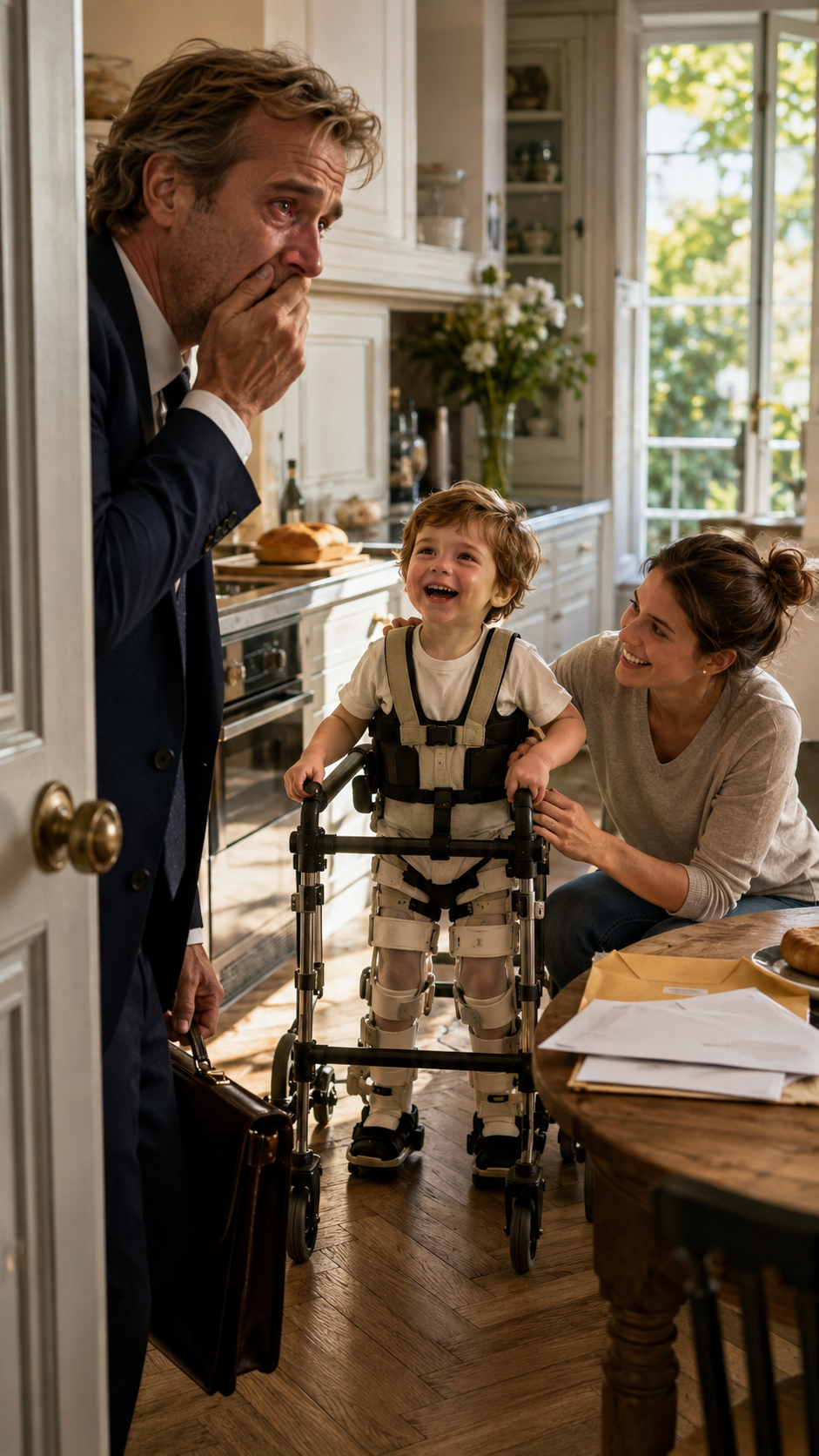 Le père avait interdit la musique… jusqu’au jour où il a découvert son fils debout dans la cuisine
