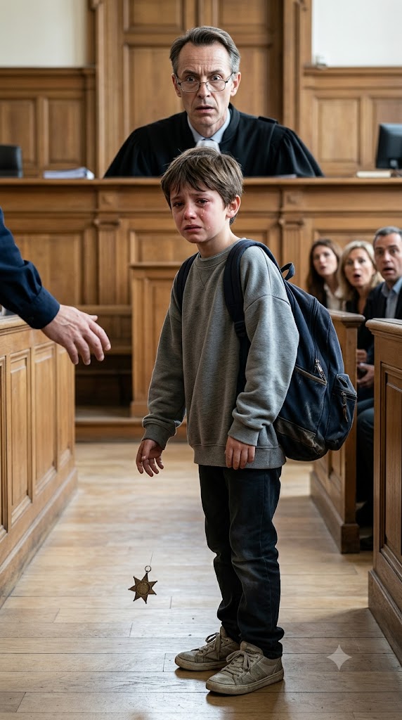 La médaille qu’un enfant avait cachée dans sa poche a fait exploser le procès de son père