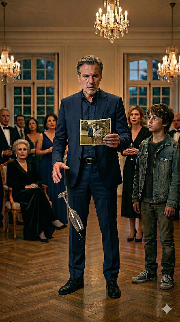 Au bal de ses 50 ans, une photo pliée a fait tomber le masque de toute sa famille