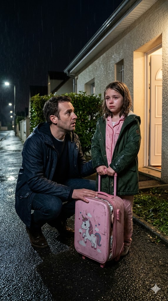 La nuit où sa fille est arrivée avec une valise licorne et a accusé sa belle-mère