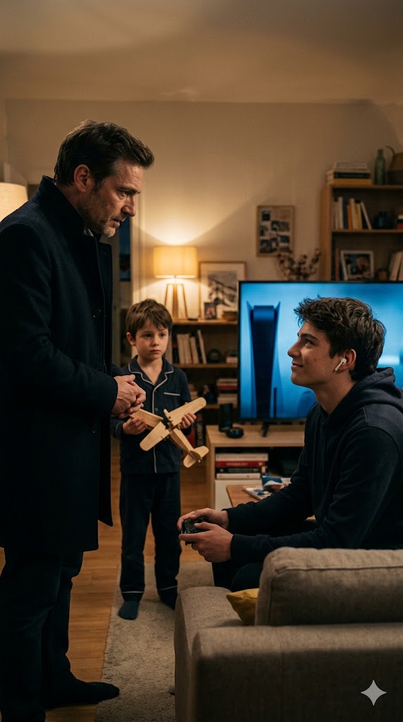 Mon beau-fils a brisé le jouet de mon fils et m’a lancé : « T’es pas mon père »… le soir même, j’ai coupé tous ses privilèges, puis j’ai découvert qui lui avait appris à me mépriser