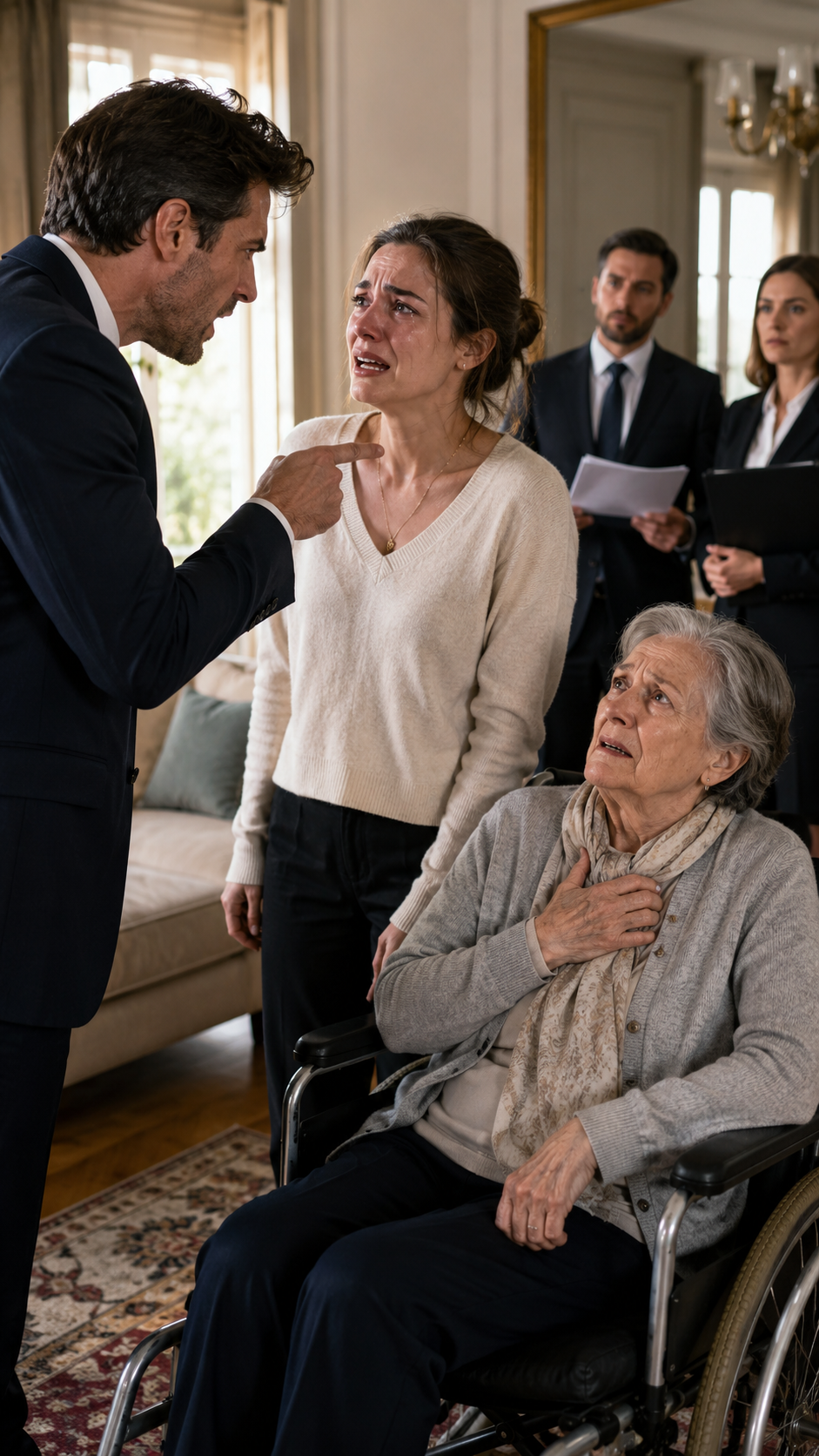 La nuit où son mari a jeté sa mère dehors, Claire est revenue avec des avocats, une clé USB et une condition qui l’a fait trembler