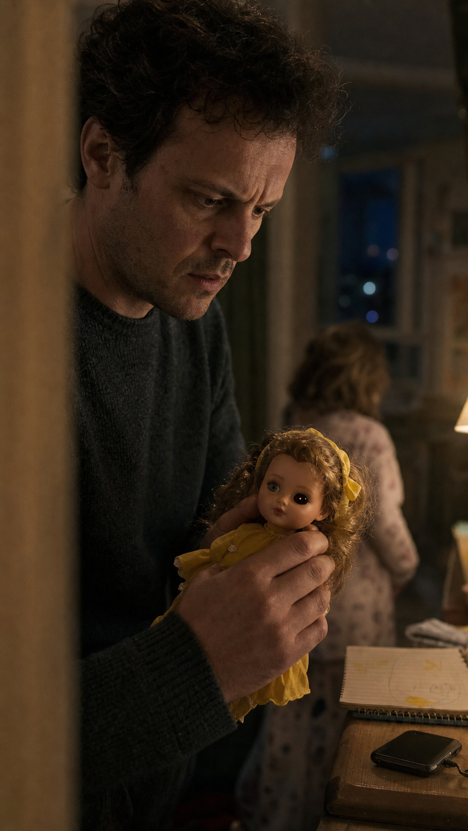 La petite a regardé son assiette et a demandé si elle avait le droit de manger ce soir-là
