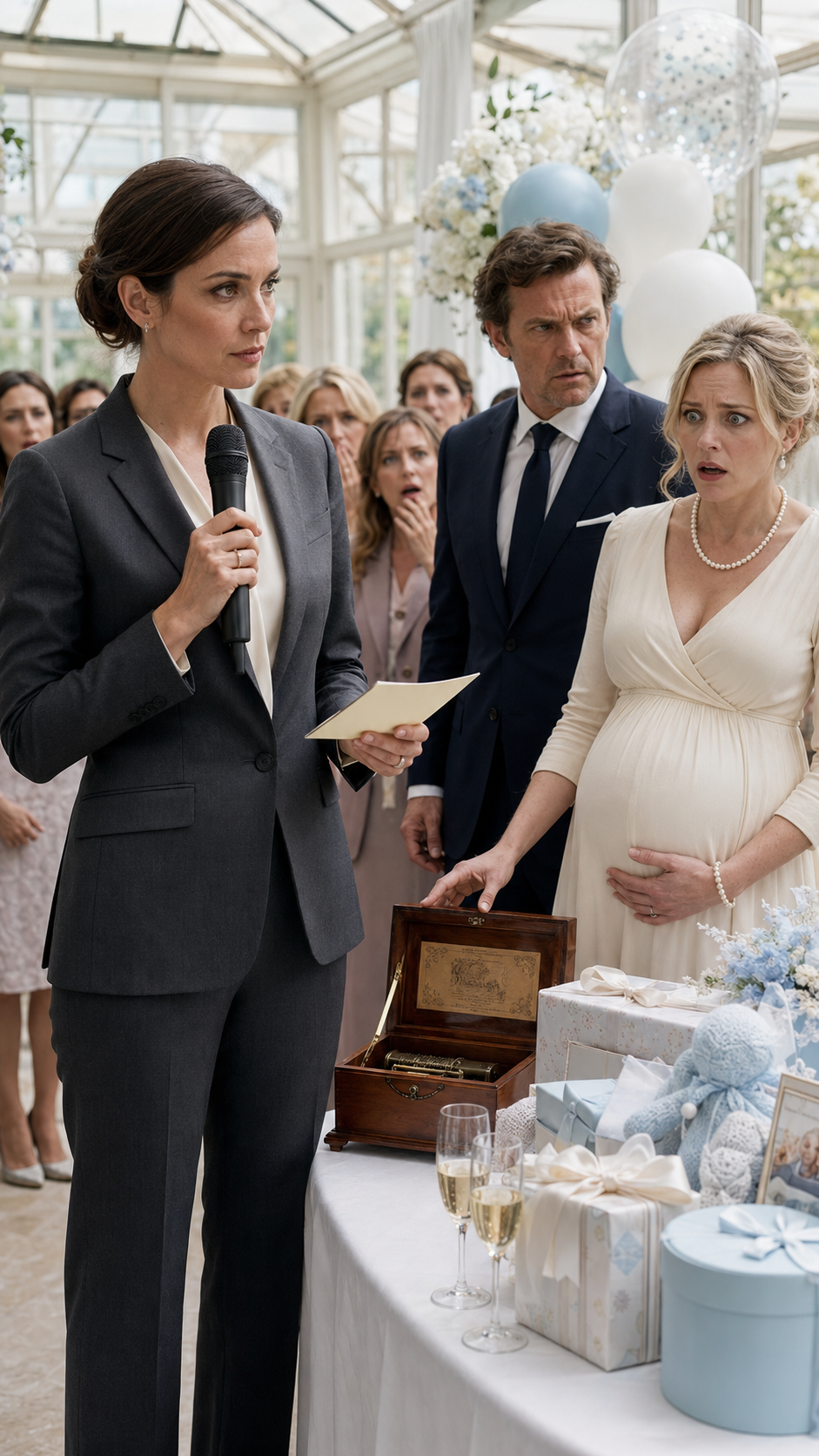 ## Un an après m’avoir volé mon mari, mon ancienne meilleure amie m’a invitée à sa baby shower : « Viens célébrer notre petit miracle. Désolée que tu n’aies pas pu lui donner un fils. »
