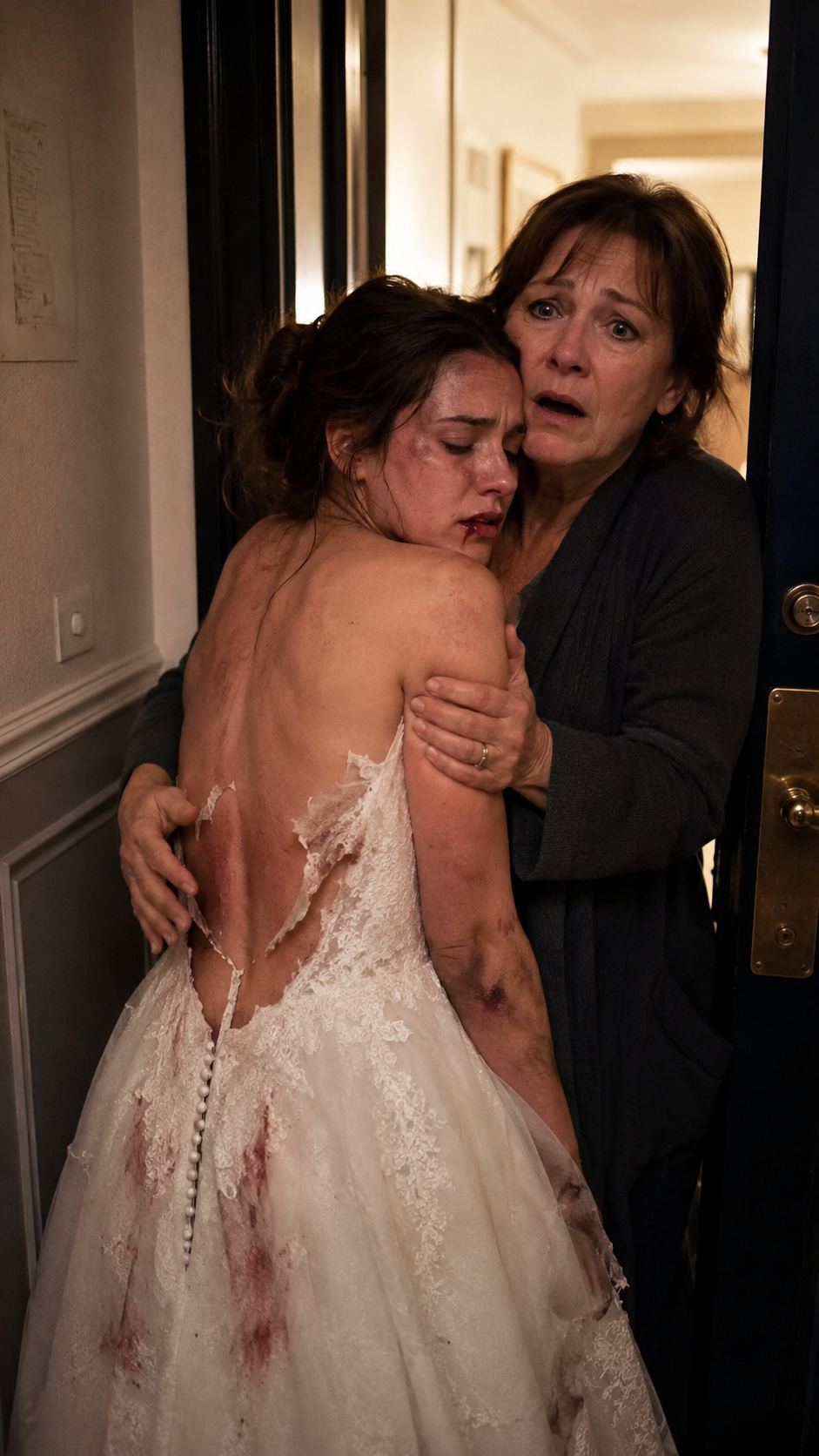 ## Ma fille est rentrée couverte de sang le soir de son mariage… parce que sa belle-mère l’avait frappée pour son appartement