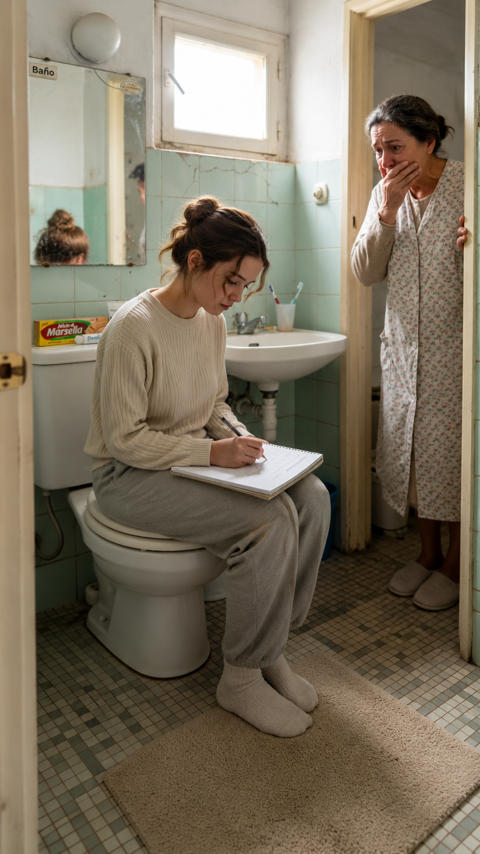 Ma petite-fille faisait ses devoirs dans la salle de bain… jusqu’à ce qu’une clé cachée révèle le secret que toute la famille me cachait